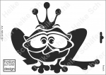 Schablone-Stencil A4 088-1320 Frosch